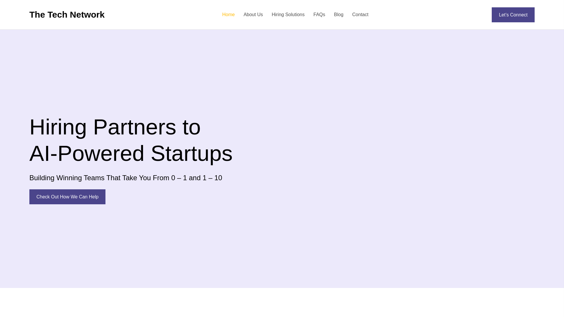 website screenshot of https://thetechnetworkai.com/