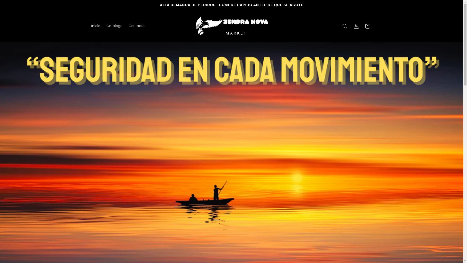 website screenshot of https://zendranovamarket.com/