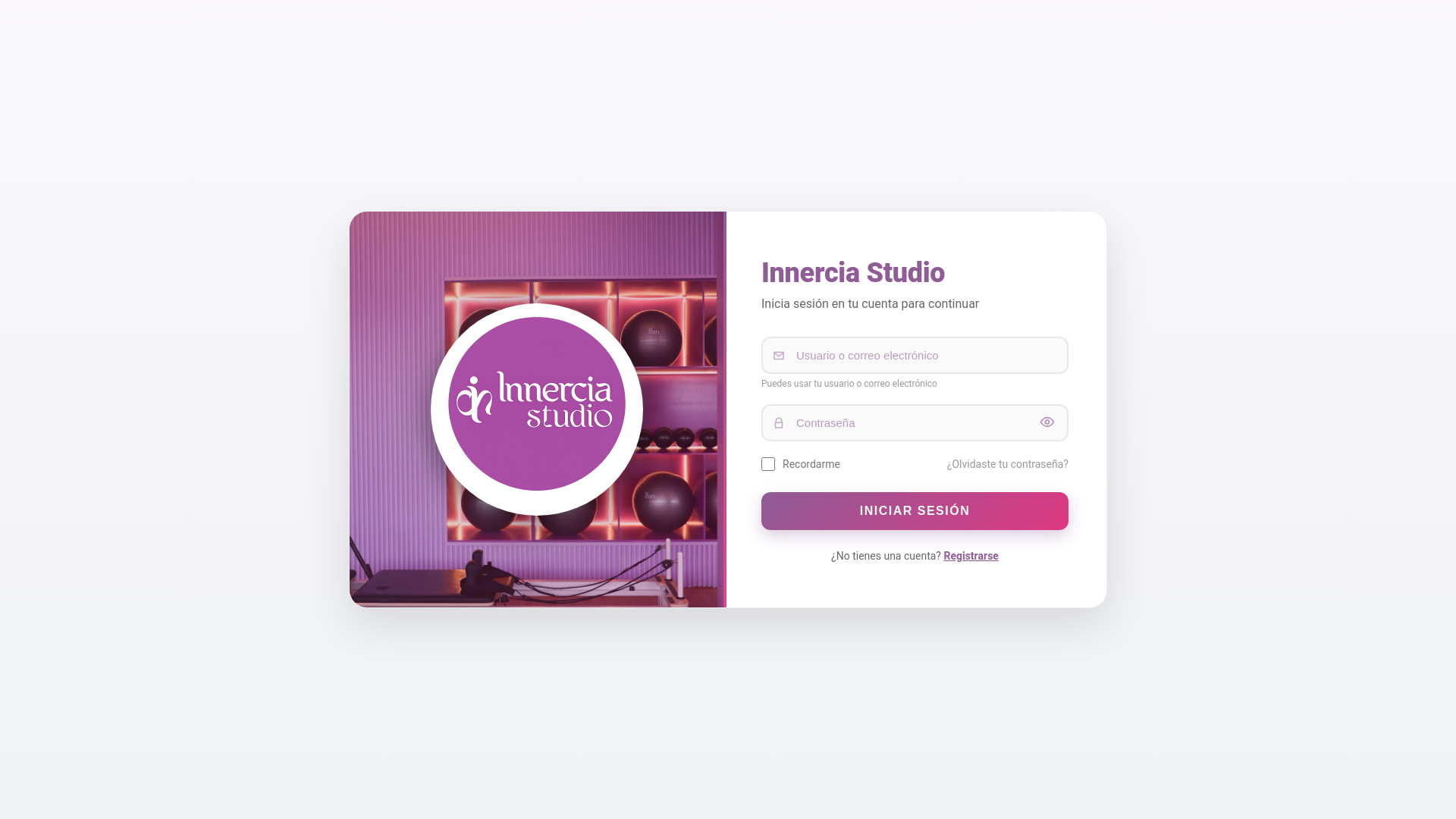 website screenshot of https://innerciastudio.site/