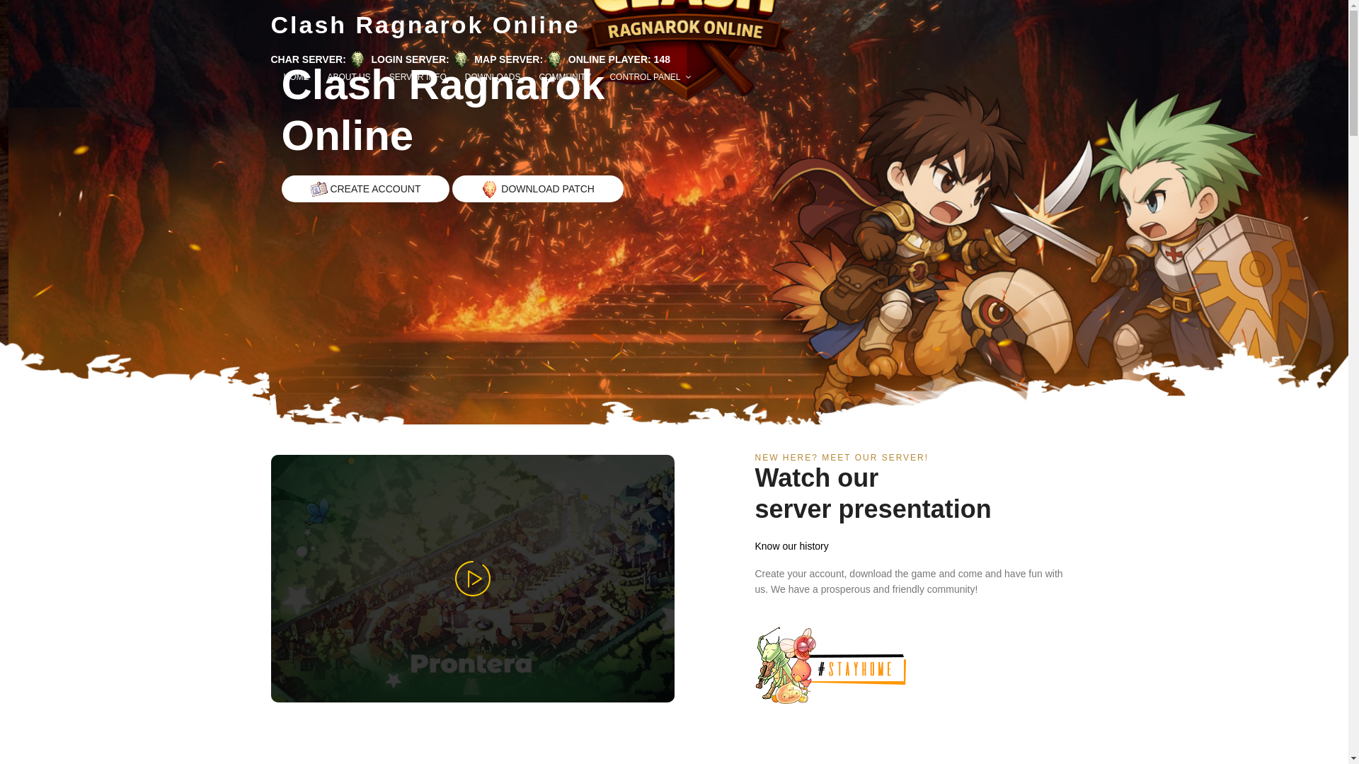 website screenshot of https://clash-ragnarok.com/