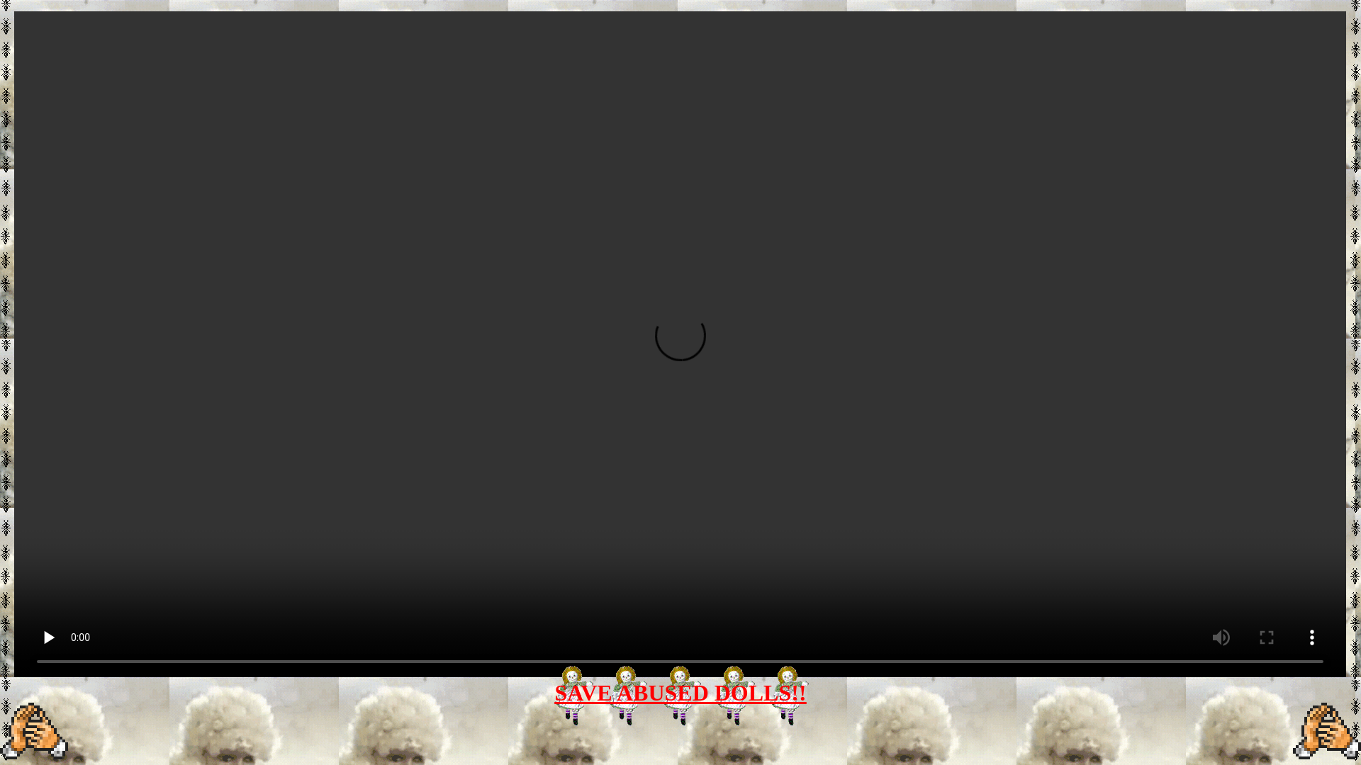 website screenshot of https://handthing.party/