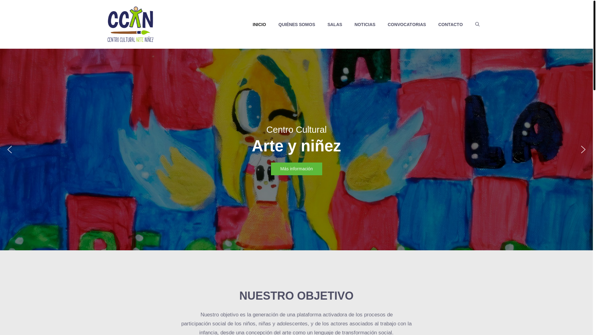 website screenshot of https://arteninez.cl/