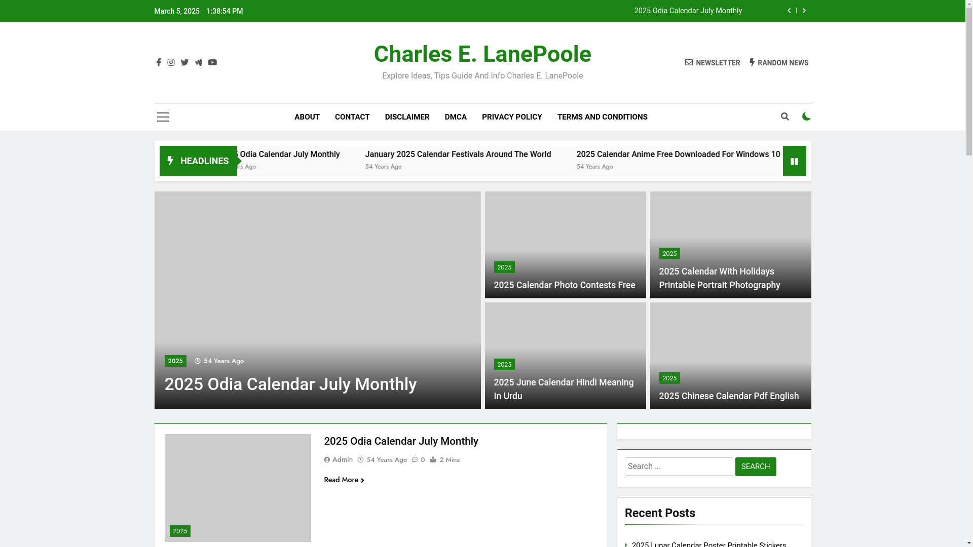 website screenshot of https://charleselanepoole.pages.dev/