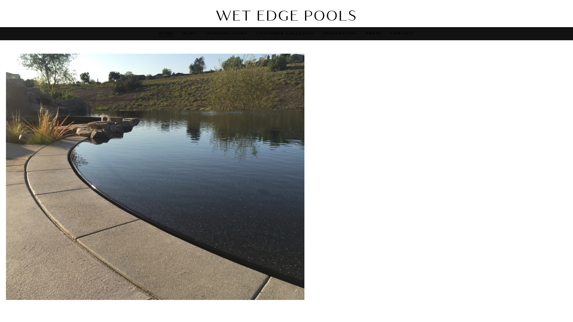 website screenshot of https://wetedgepools.info