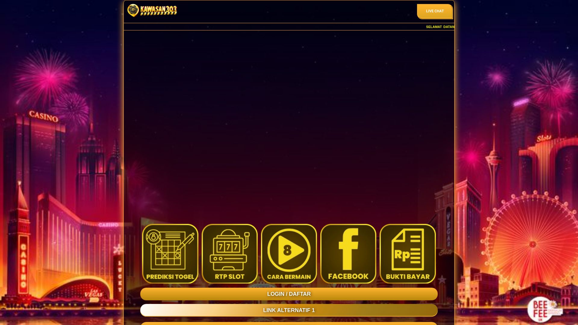 website screenshot of https://kawasanhearo303.pages.dev/