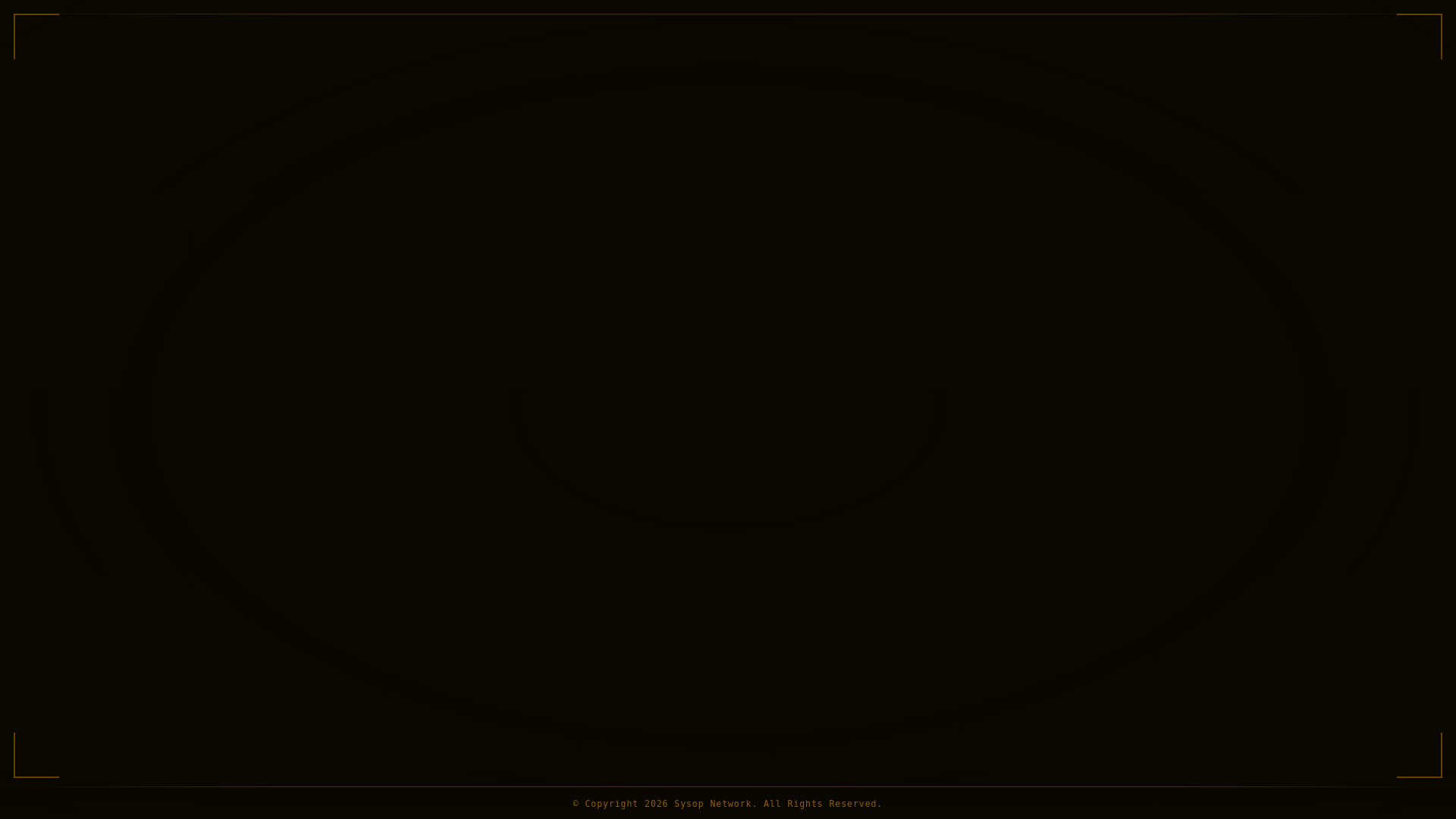 website screenshot of https://sysopnetwork.com