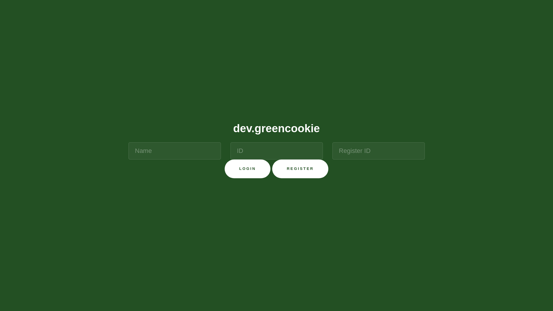 website screenshot of https://dev-greencookie.pages.dev/
