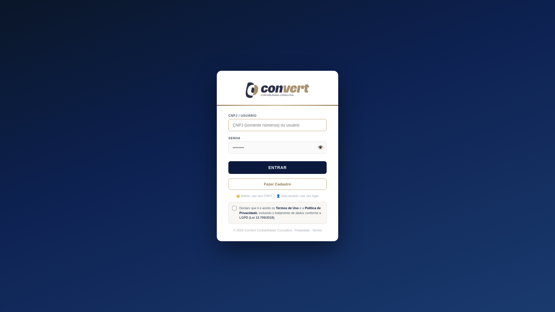 website screenshot of https://convert.ceo/