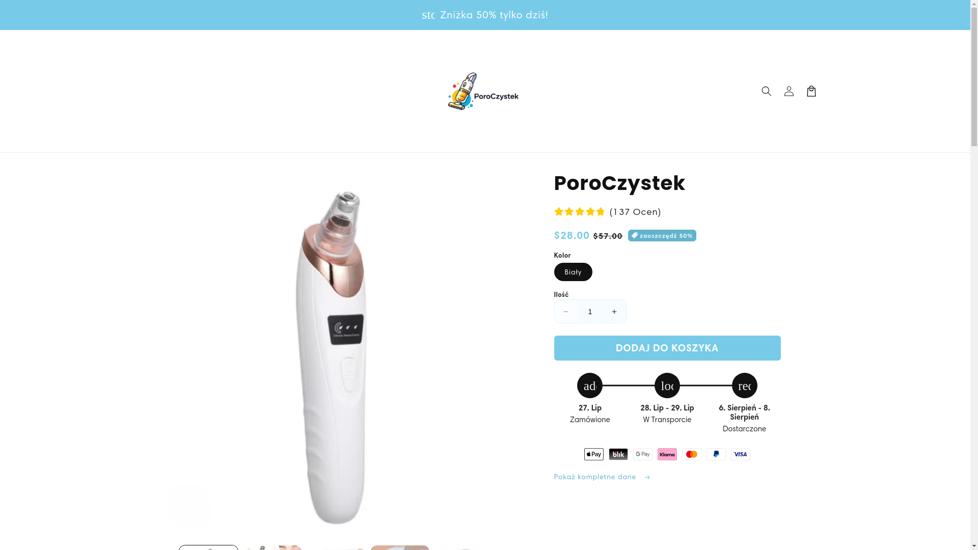 website screenshot of https://smartniak.pl/