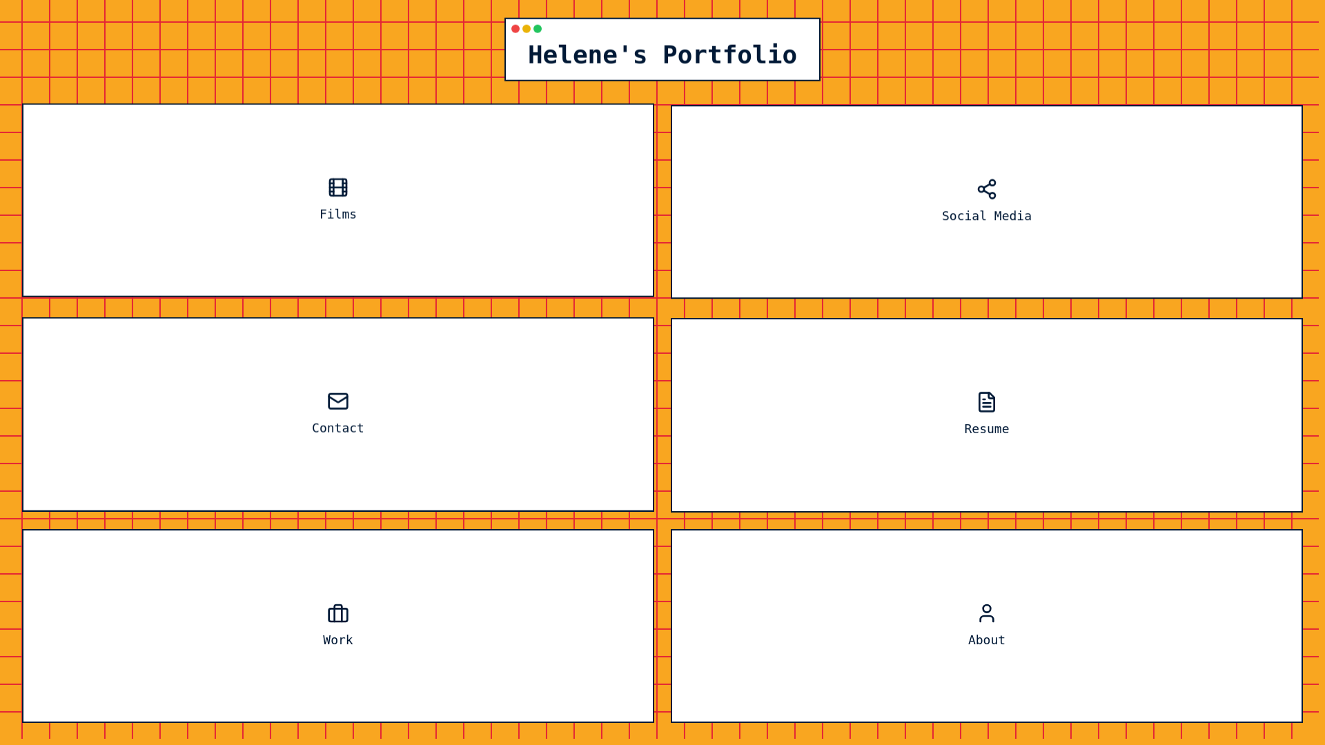 website screenshot of https://helenekleinfeld.com/