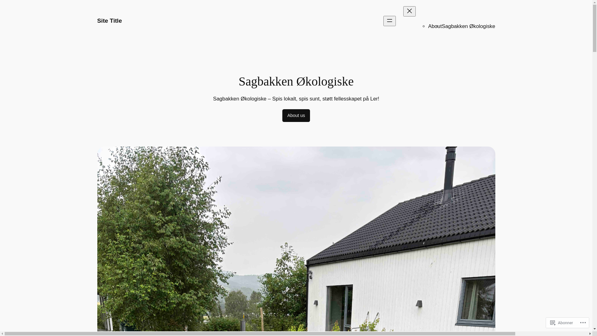 website screenshot of https://sagbakkenokologiske.com/