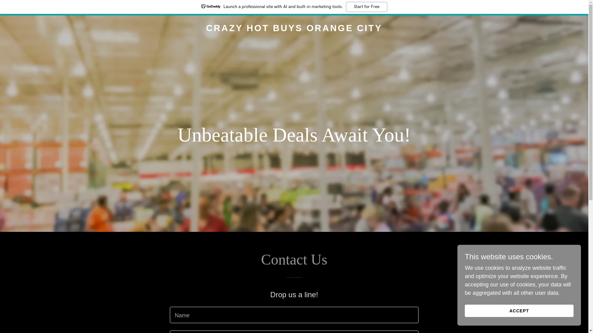 website screenshot of https://crazyhotbuysorangecity.com/