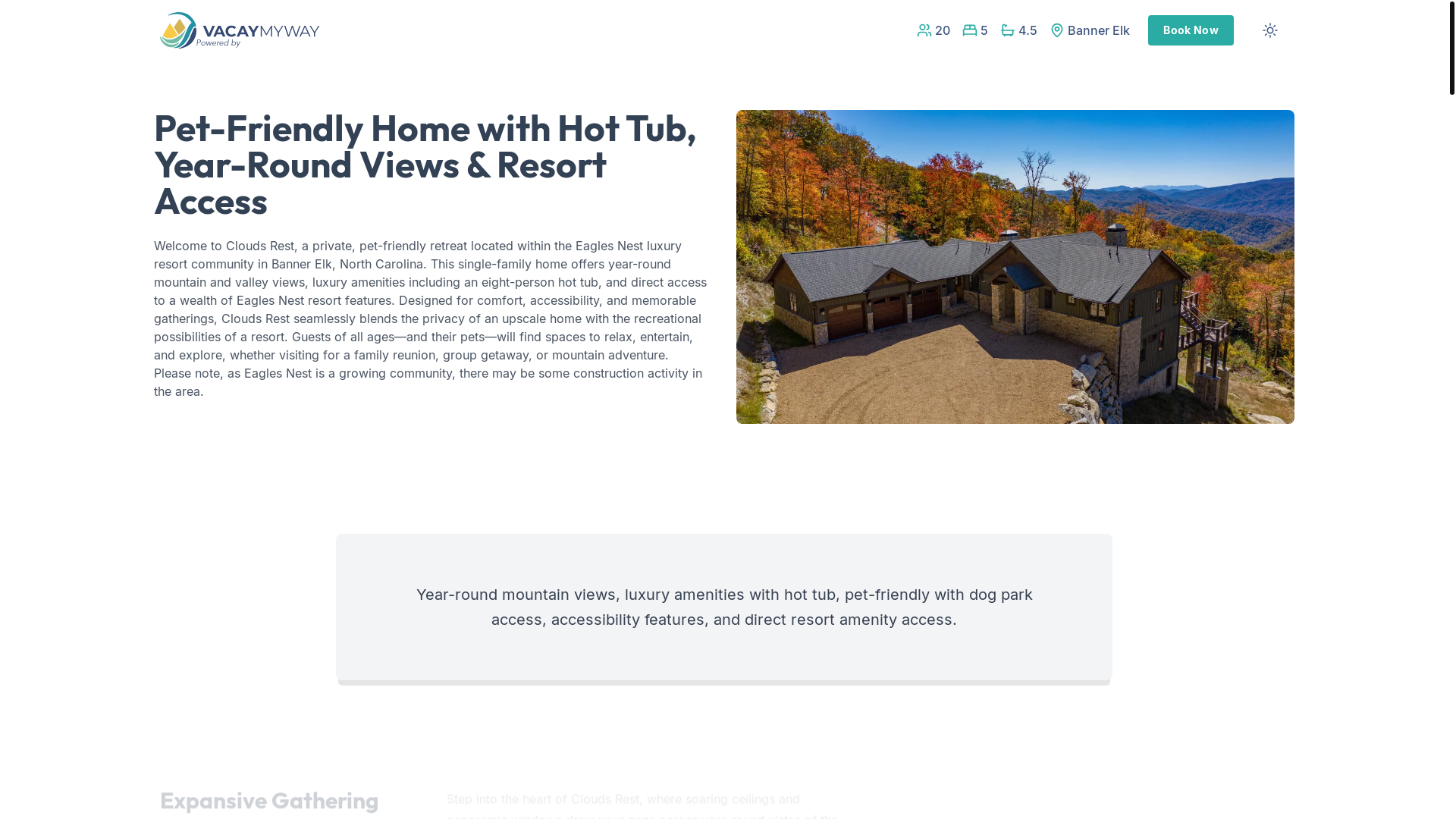 website screenshot of https://skywardvalley.estate/