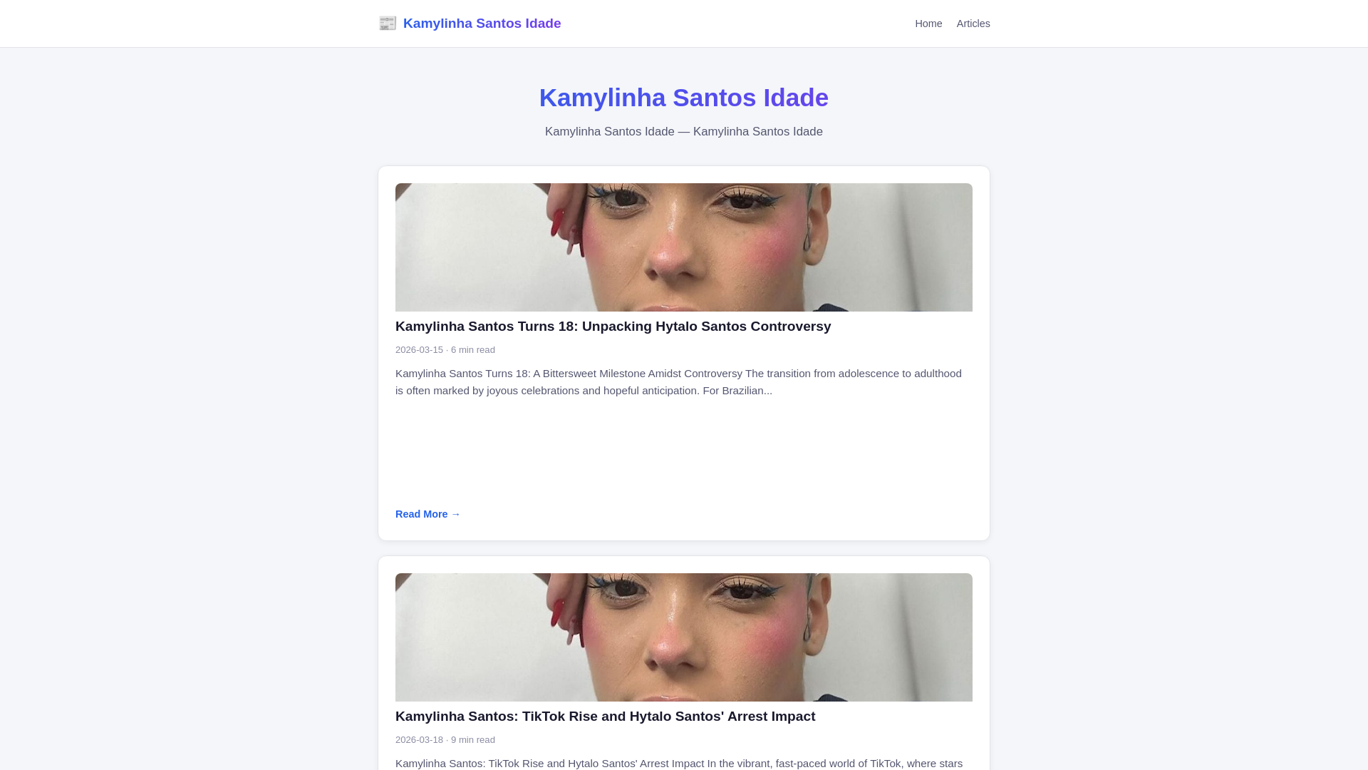 website screenshot of https://kamylinha-santos-idade.pages.dev/