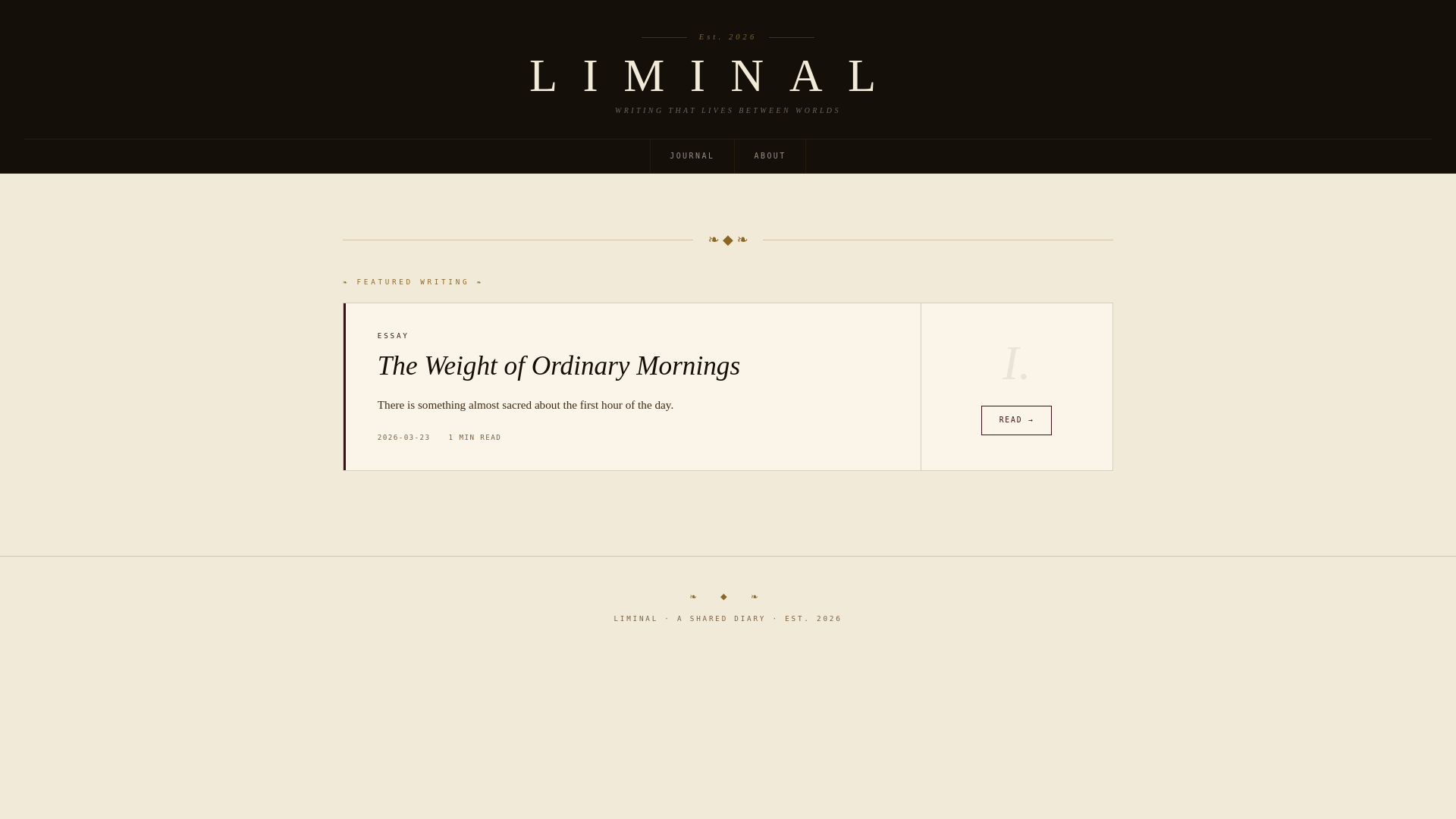 website screenshot of https://liminal-cg6.pages.dev/