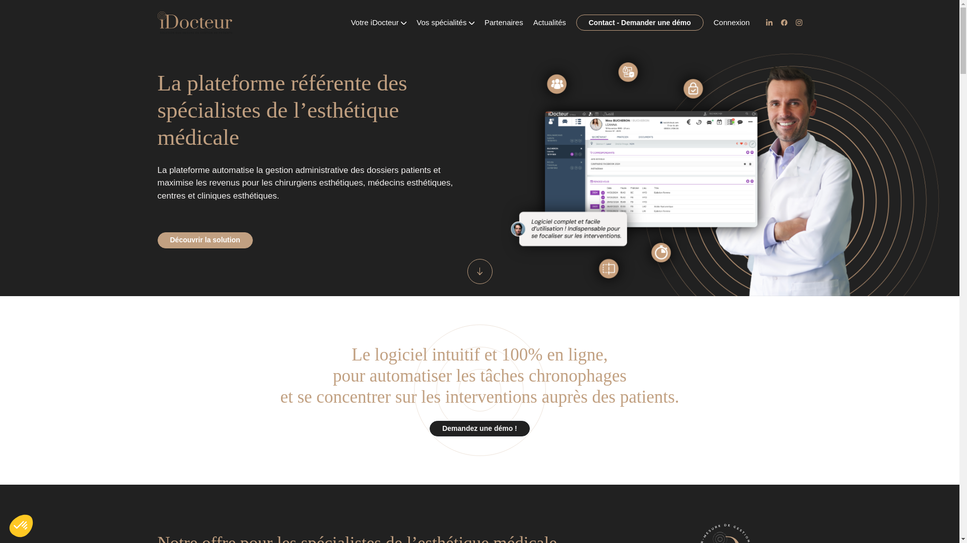 website screenshot of https://idocteur.ai/