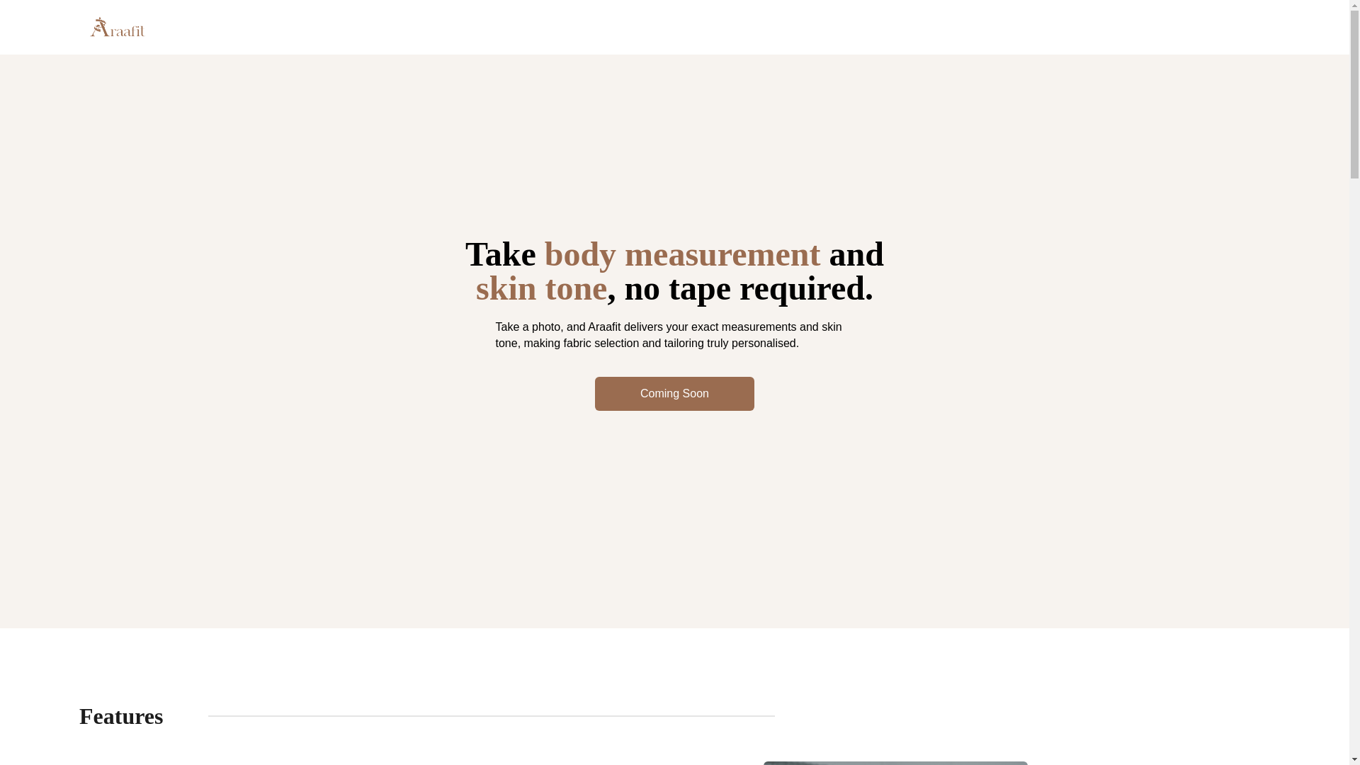 website screenshot of https://araafit.com/