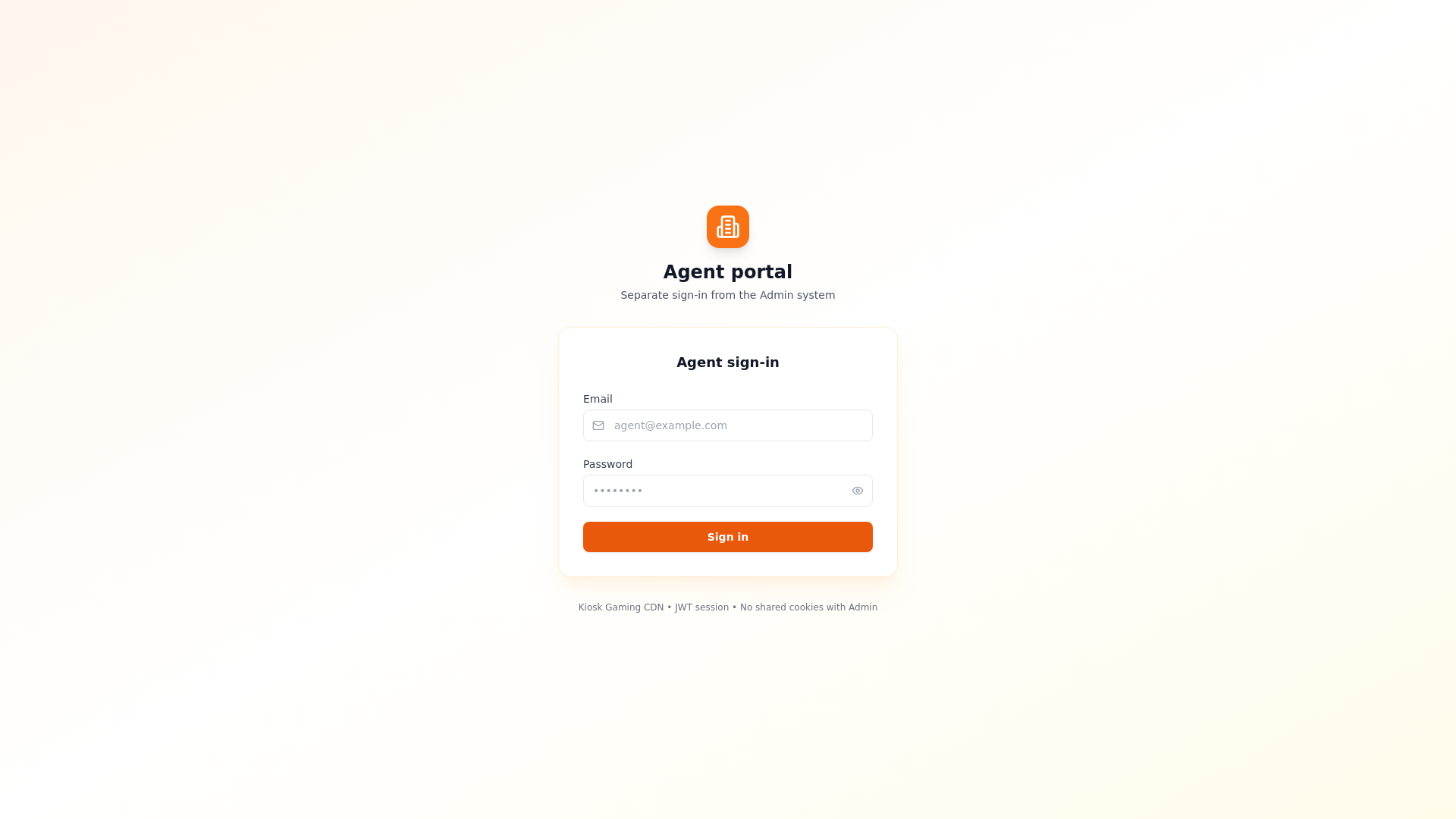 website screenshot of https://agent-kiosk.pages.dev/