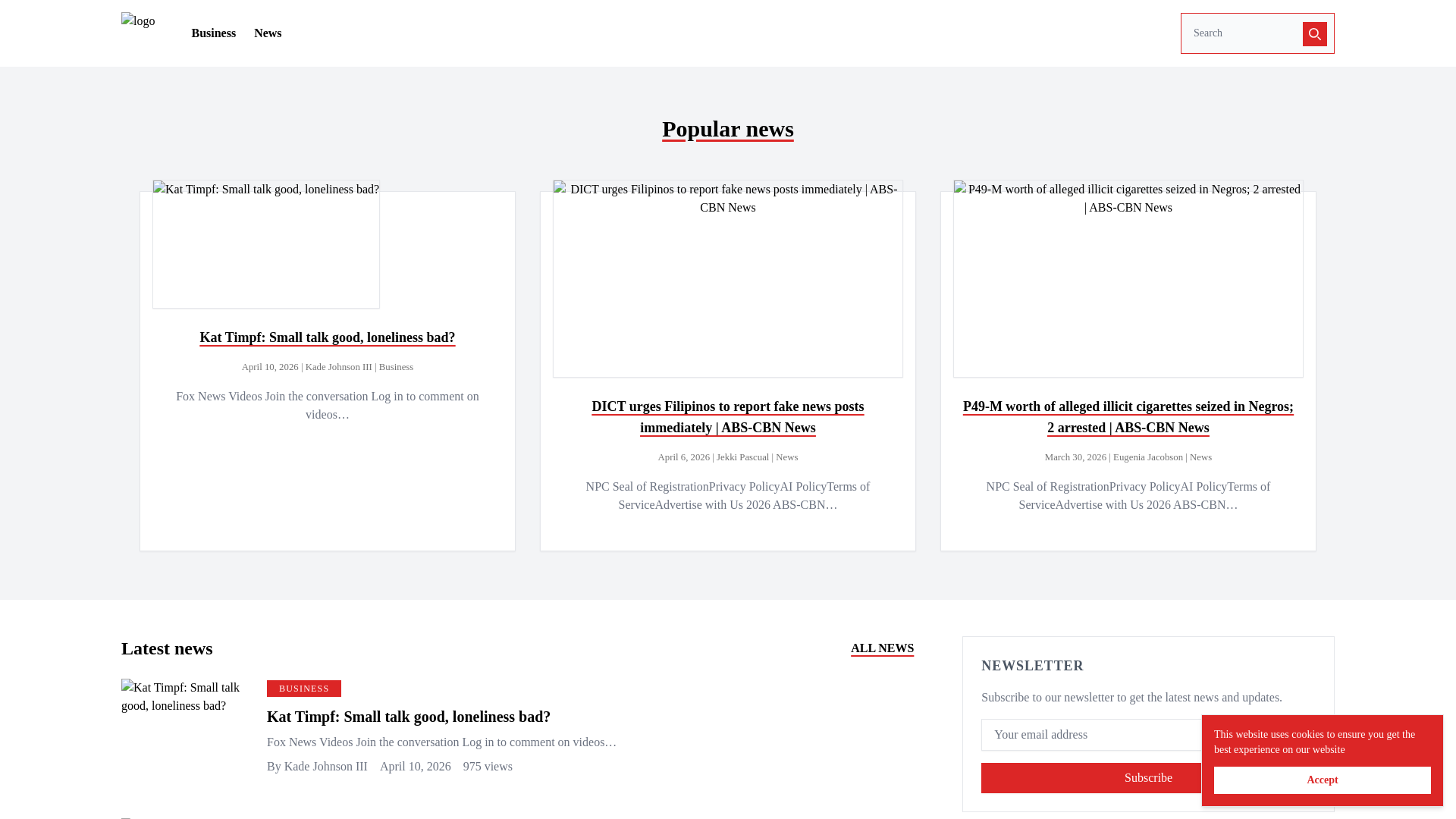website screenshot of https://tranquilforehead.info/