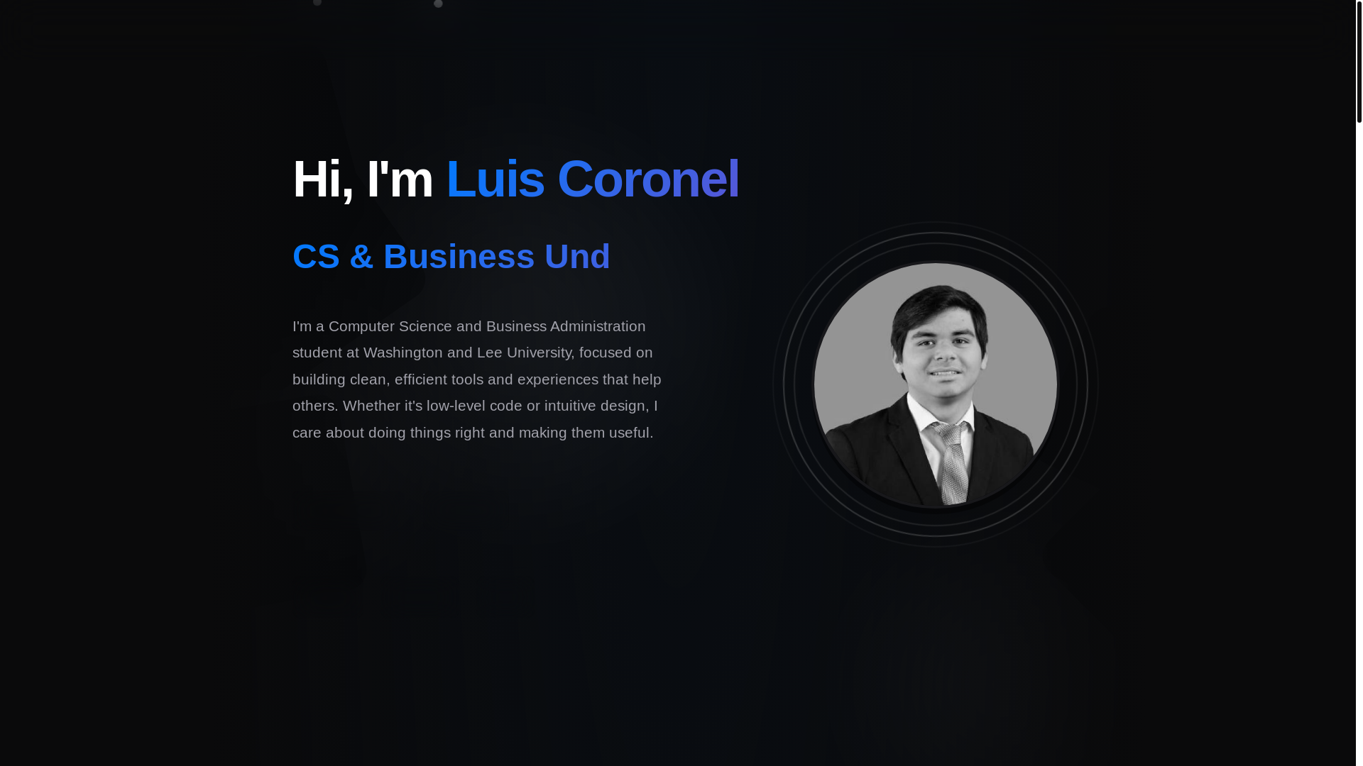 website screenshot of https://personal-website-3gt.pages.dev/