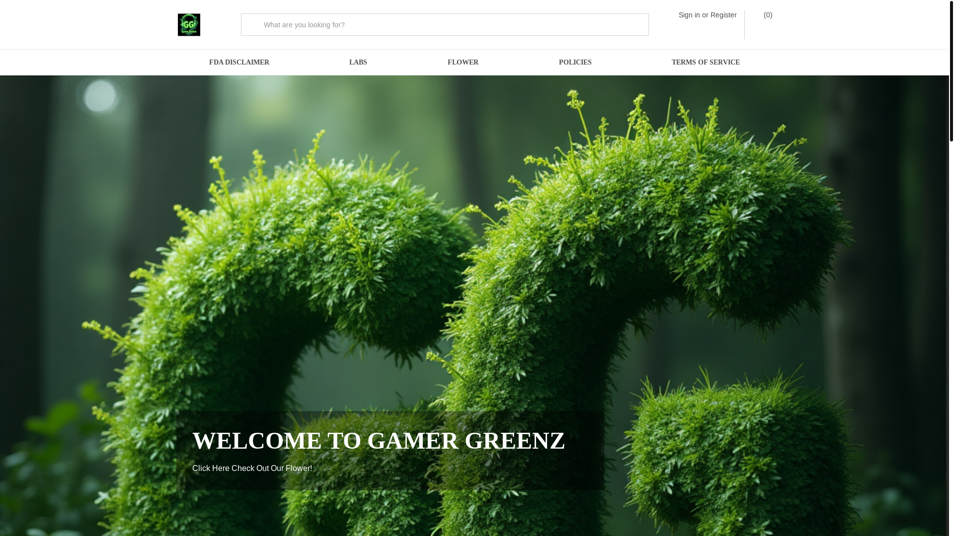 website screenshot of https://gaminggreenz.com/