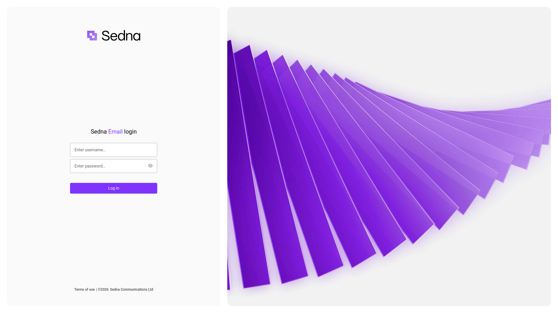 website screenshot of https://www.sednanetwork.com/