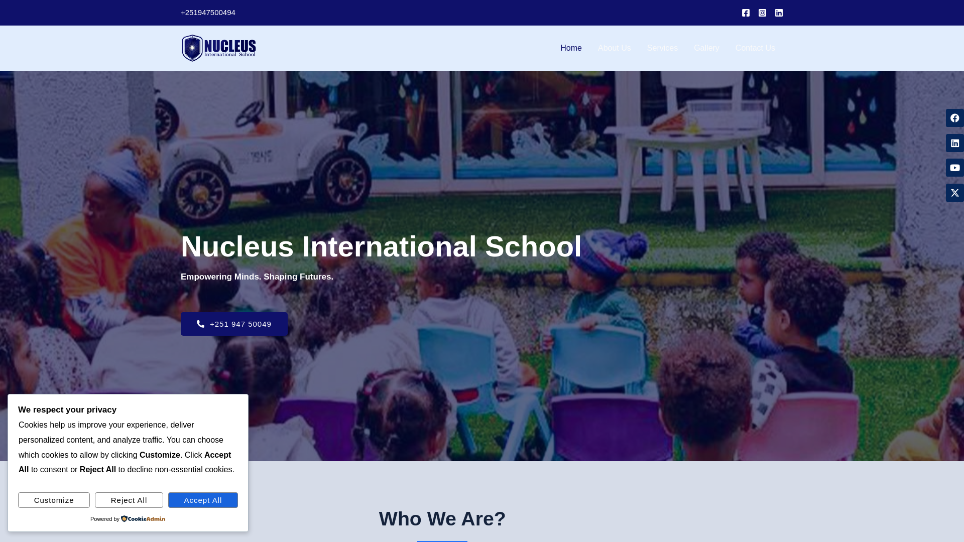 website screenshot of https://nucints.com/