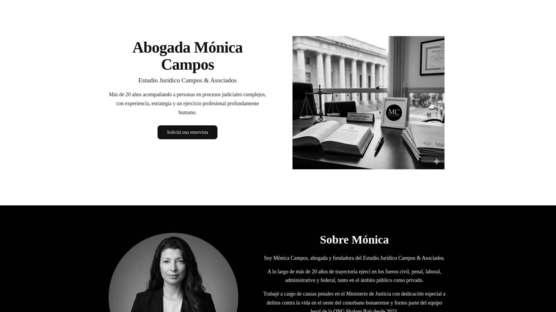 website screenshot of https://estudiocamposyasoc.site/