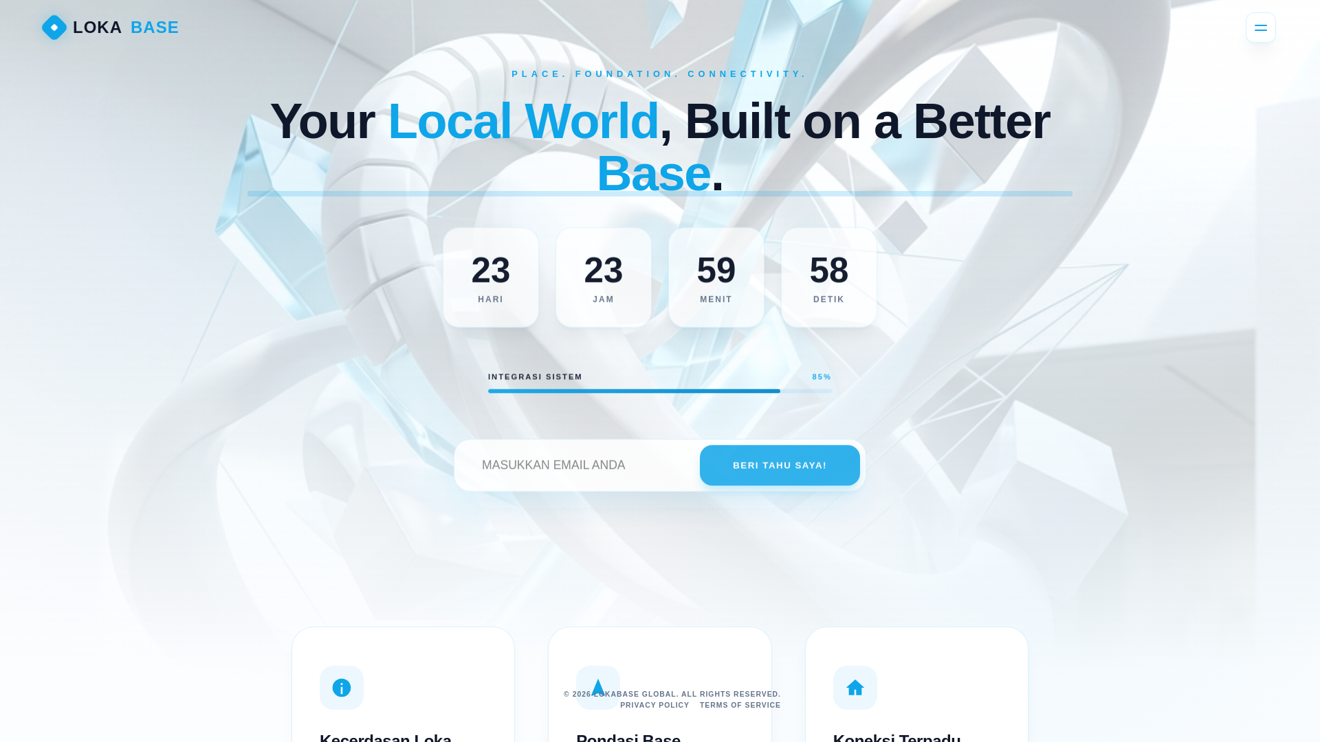website screenshot of https://lokabase.com/
