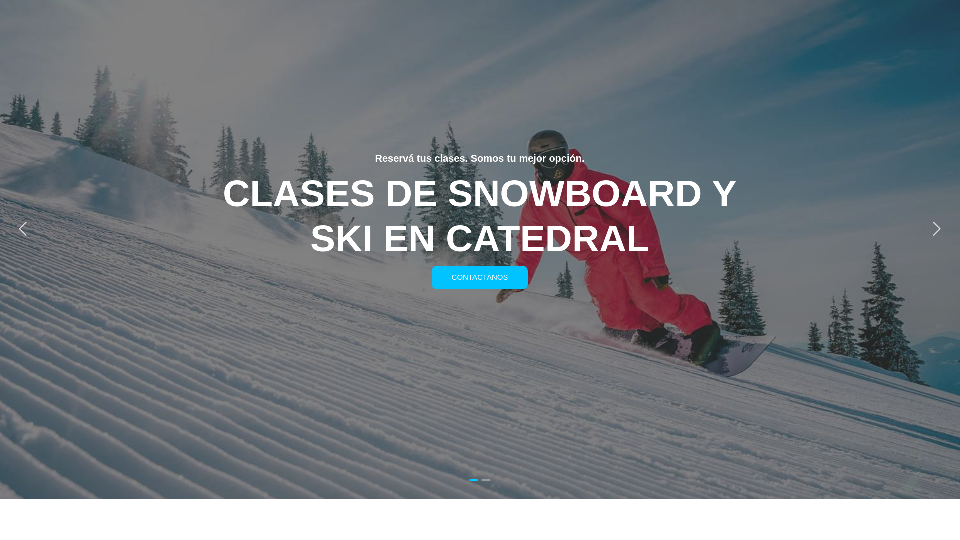 website screenshot of https://catedralsnowski.com.ar