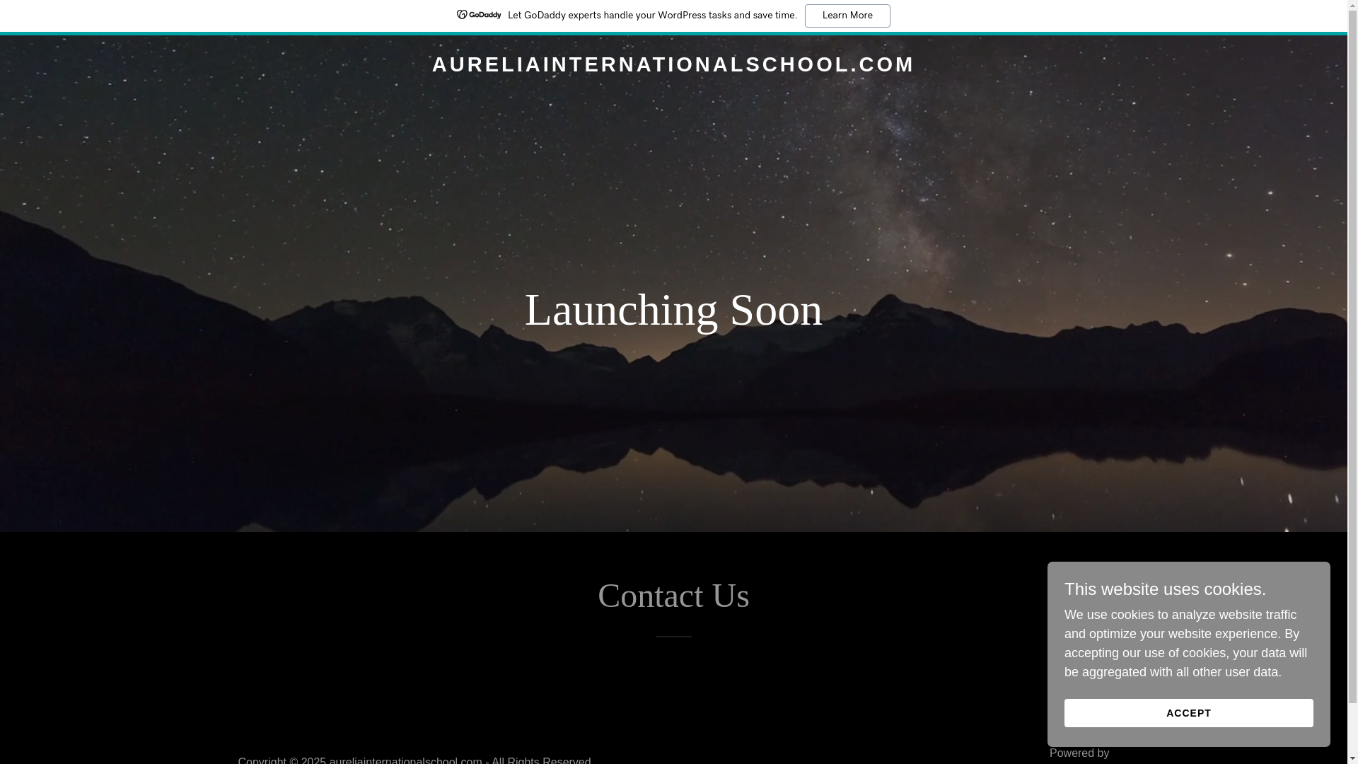 website screenshot of https://aureliainternationalschool.com/