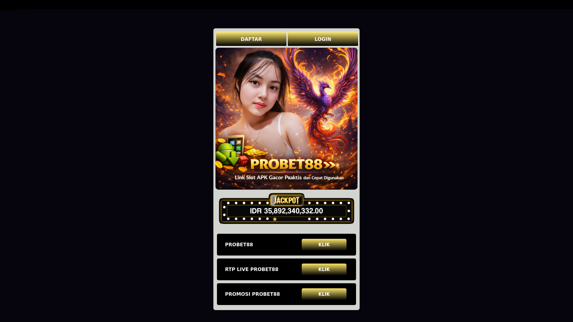 website screenshot of https://probet88-sl777.pages.dev/