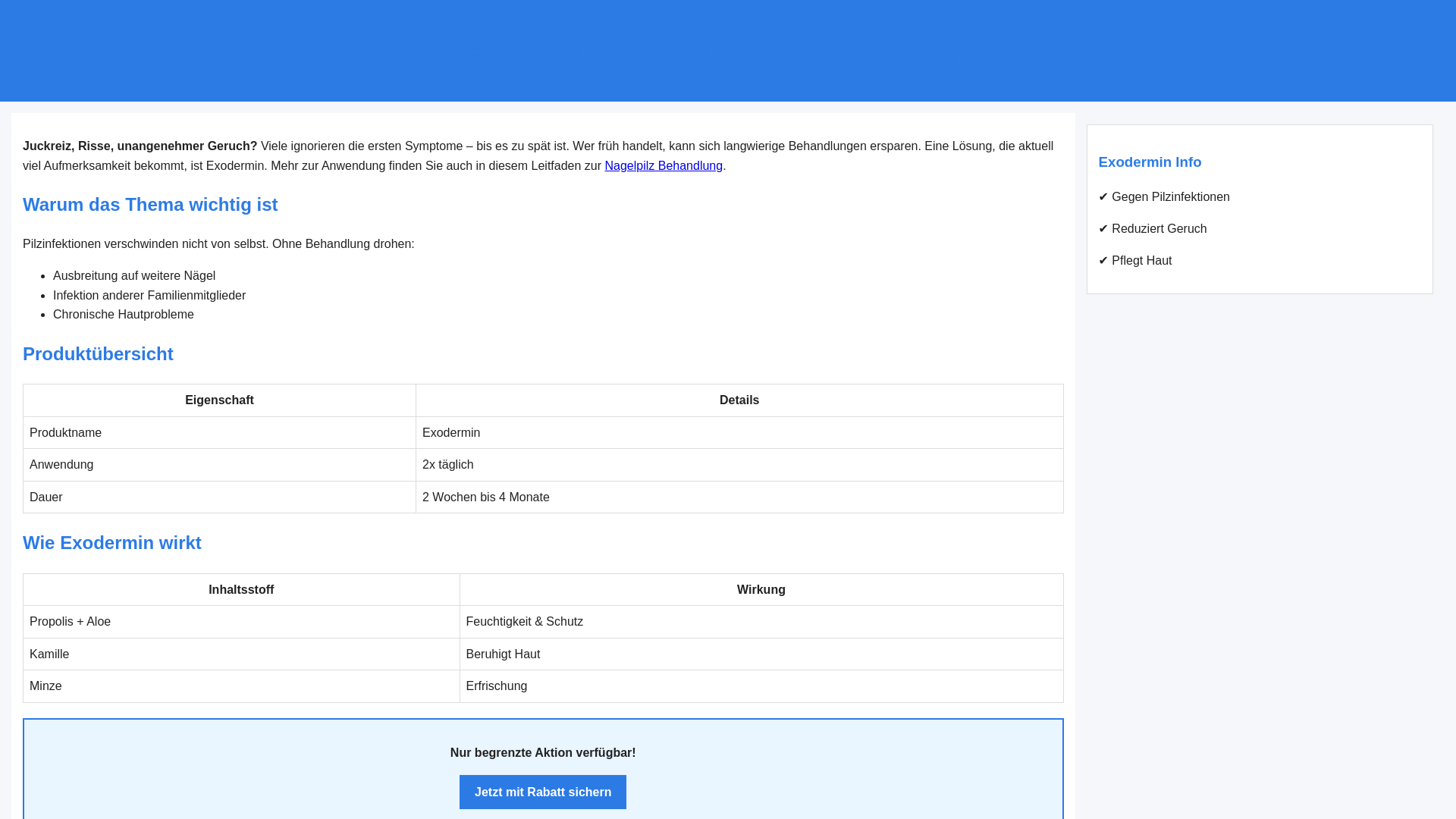 website screenshot of https://exoderminmarktrl.pages.dev/