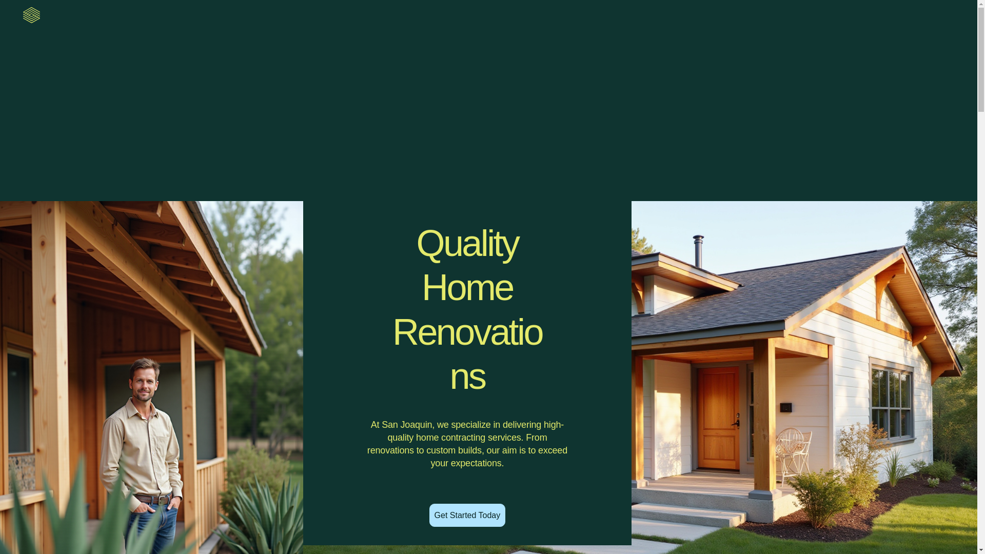 website screenshot of https://sanjoaquincabinets.com/