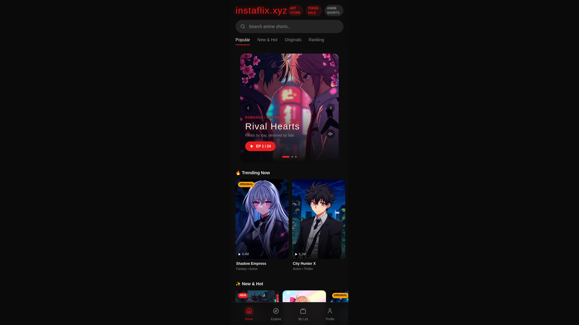 website screenshot of https://instaflix-xyz.pages.dev/