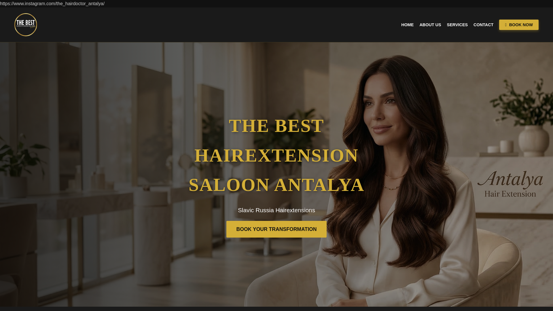 website screenshot of https://antalyahairextensionsalon.com/