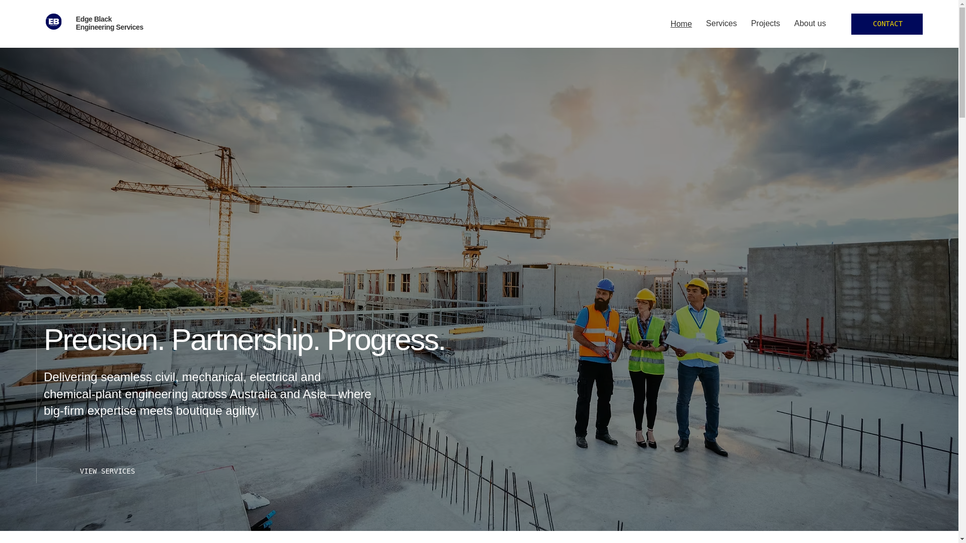website screenshot of https://edgeblackengineering.com/