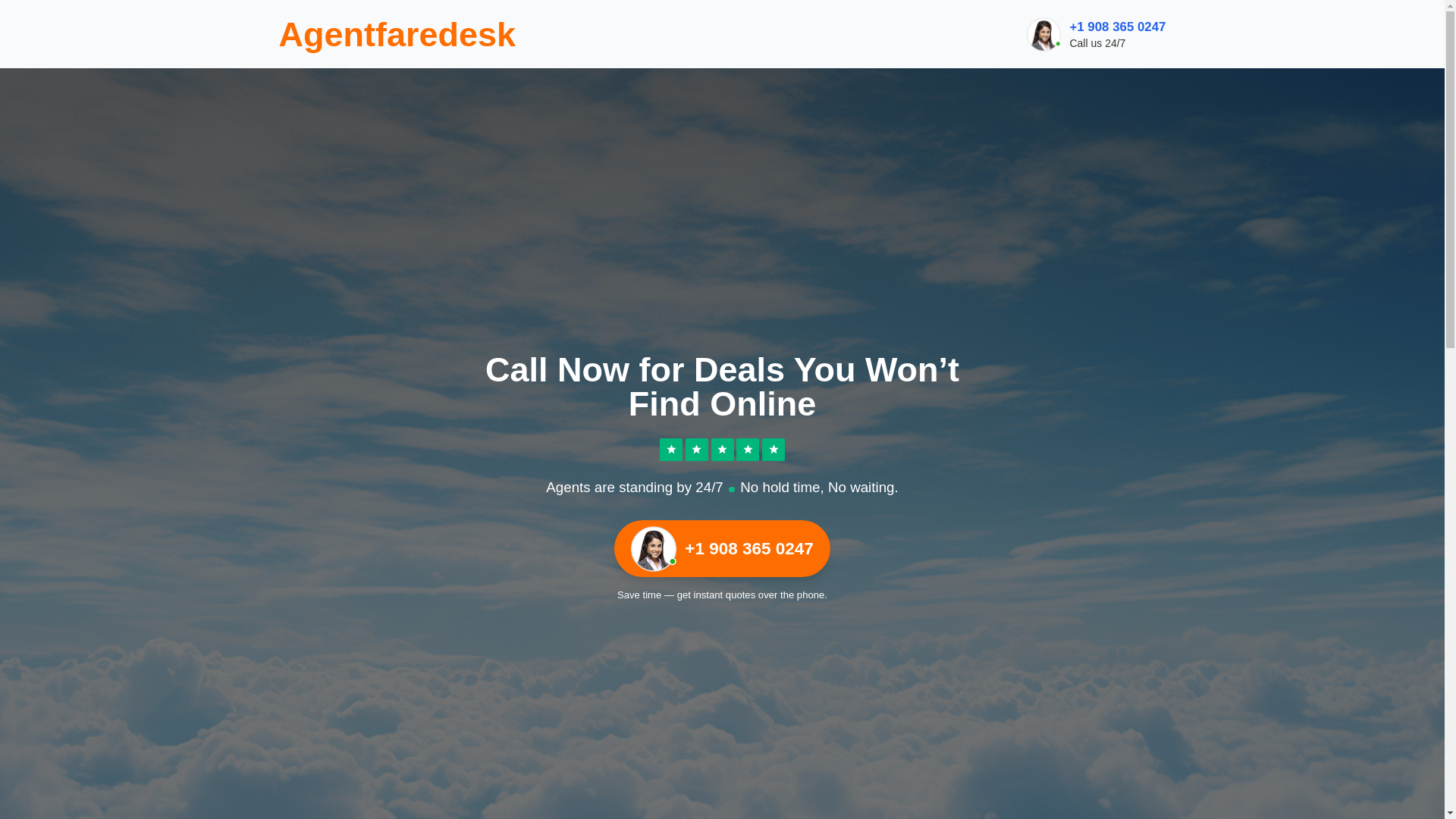 website screenshot of https://agentfaredesk.com/
