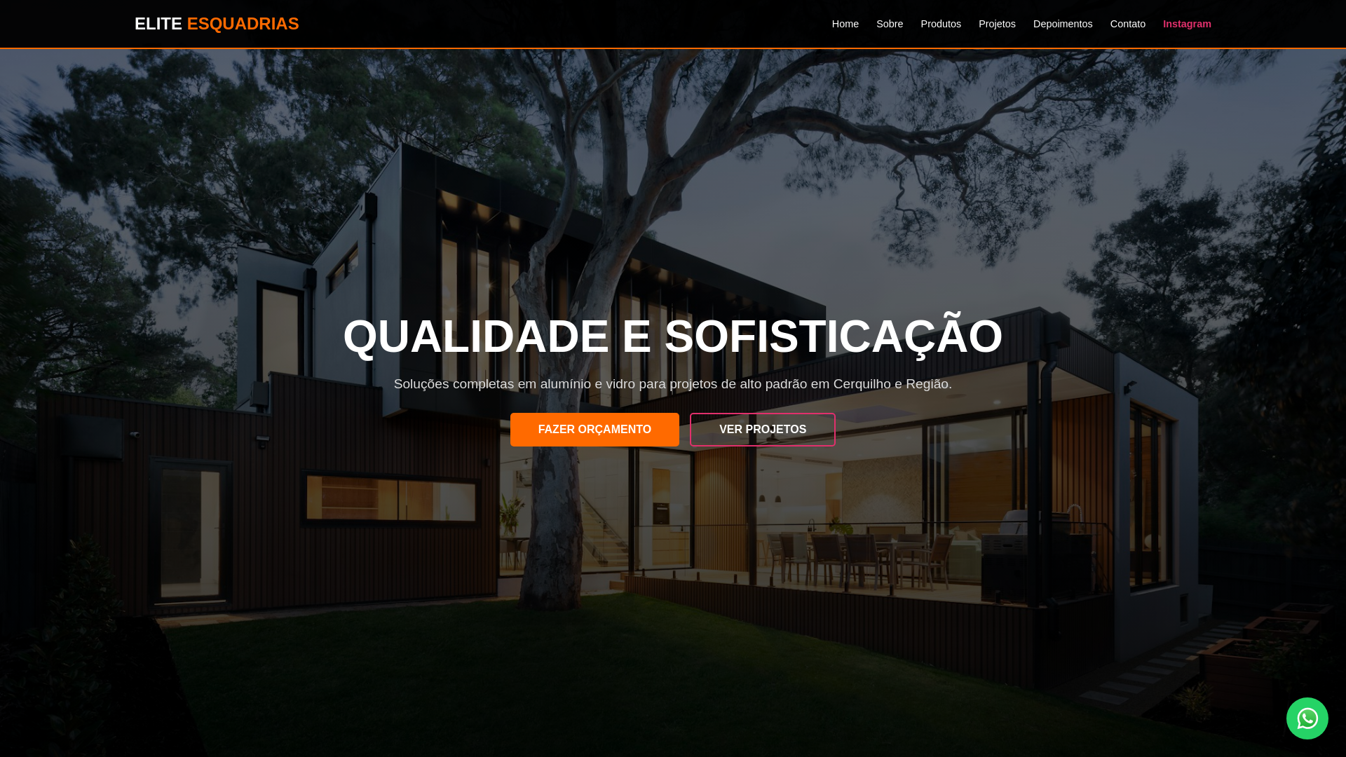 website screenshot of https://eliteesquadriassp.com.br/