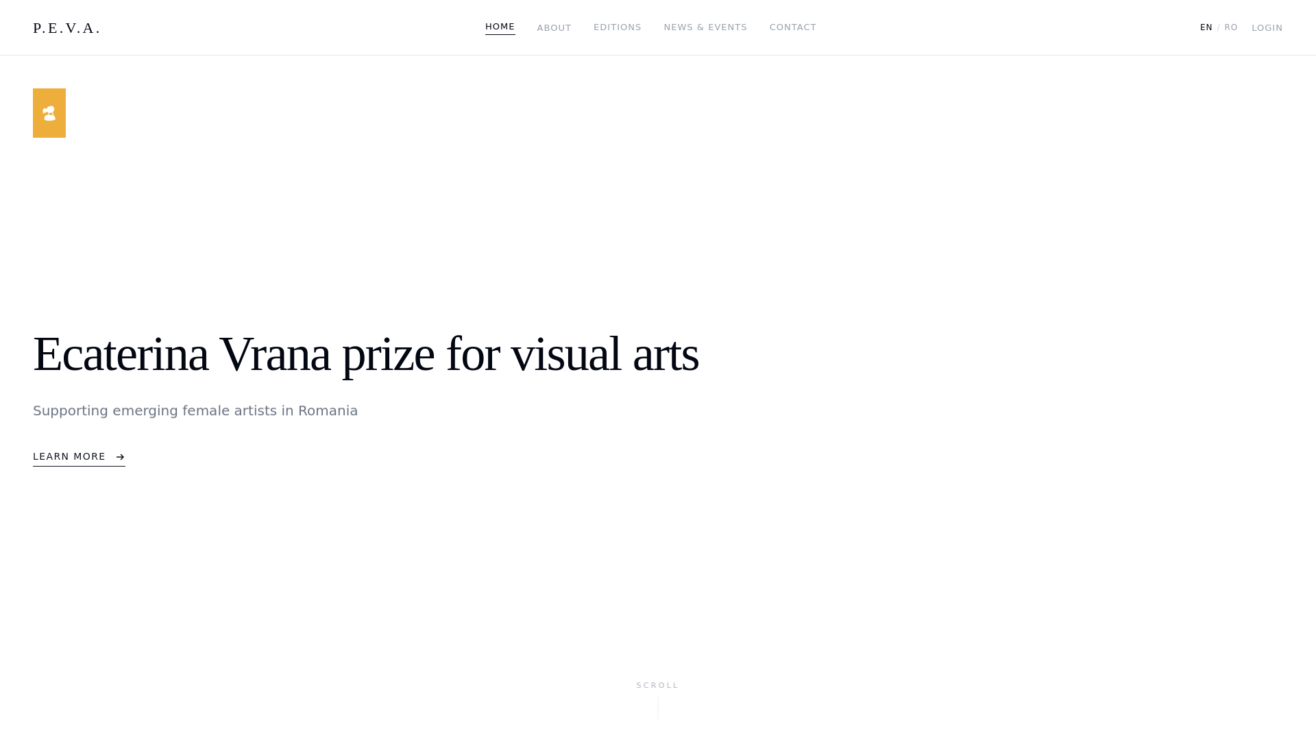 website screenshot of https://peva-web.pages.dev/