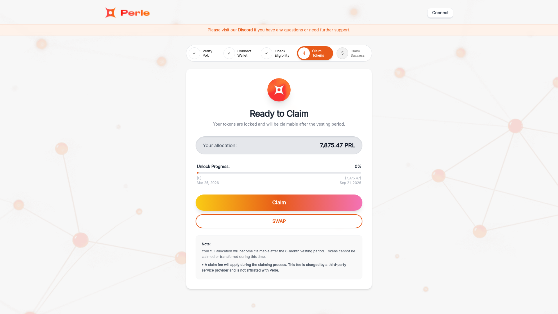 website screenshot of https://projectperle.pages.dev/