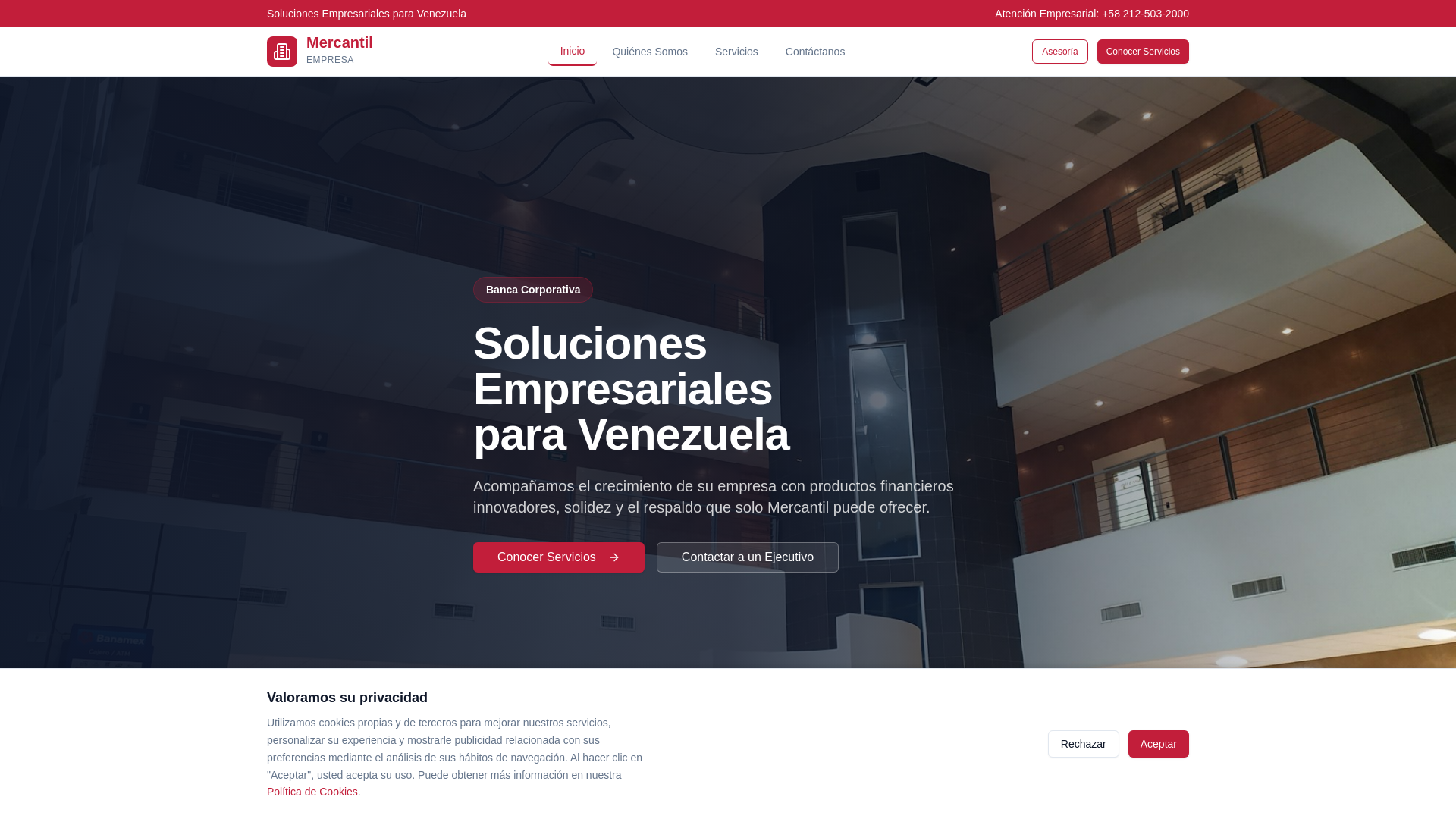 website screenshot of https://tucoberturaideal15.shop