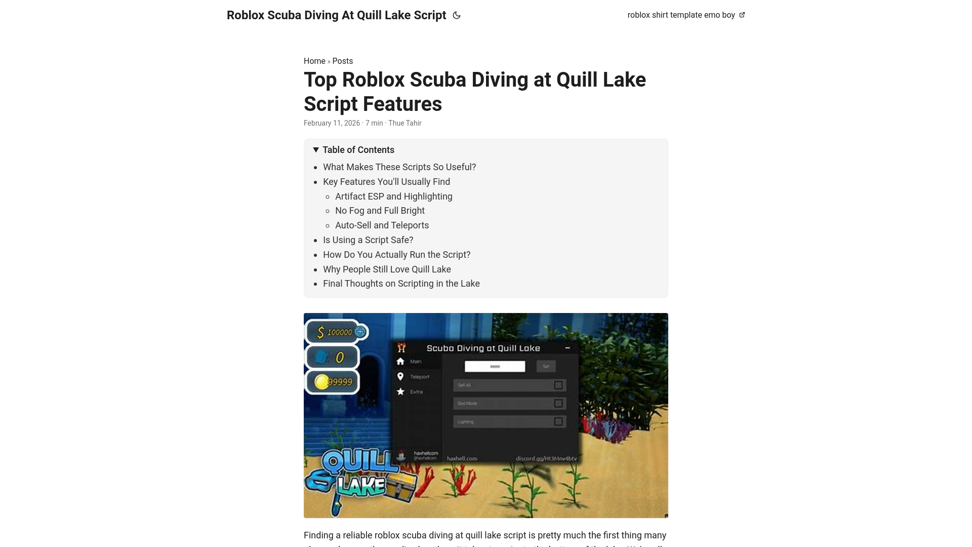 website screenshot of https://roblox-scuba-diving-at-quill-lake-script.pages.dev/