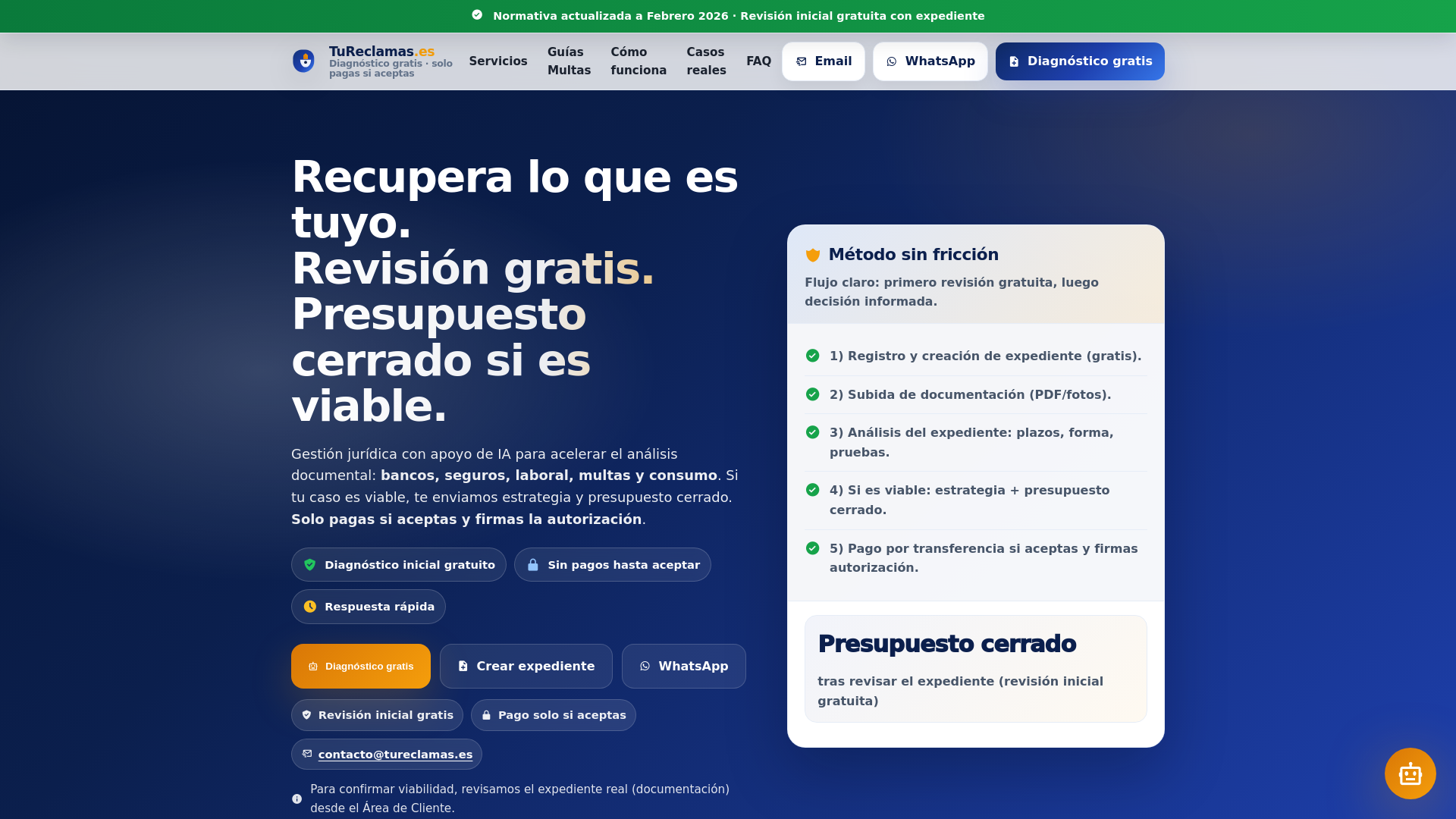 website screenshot of https://tureclamas.org/