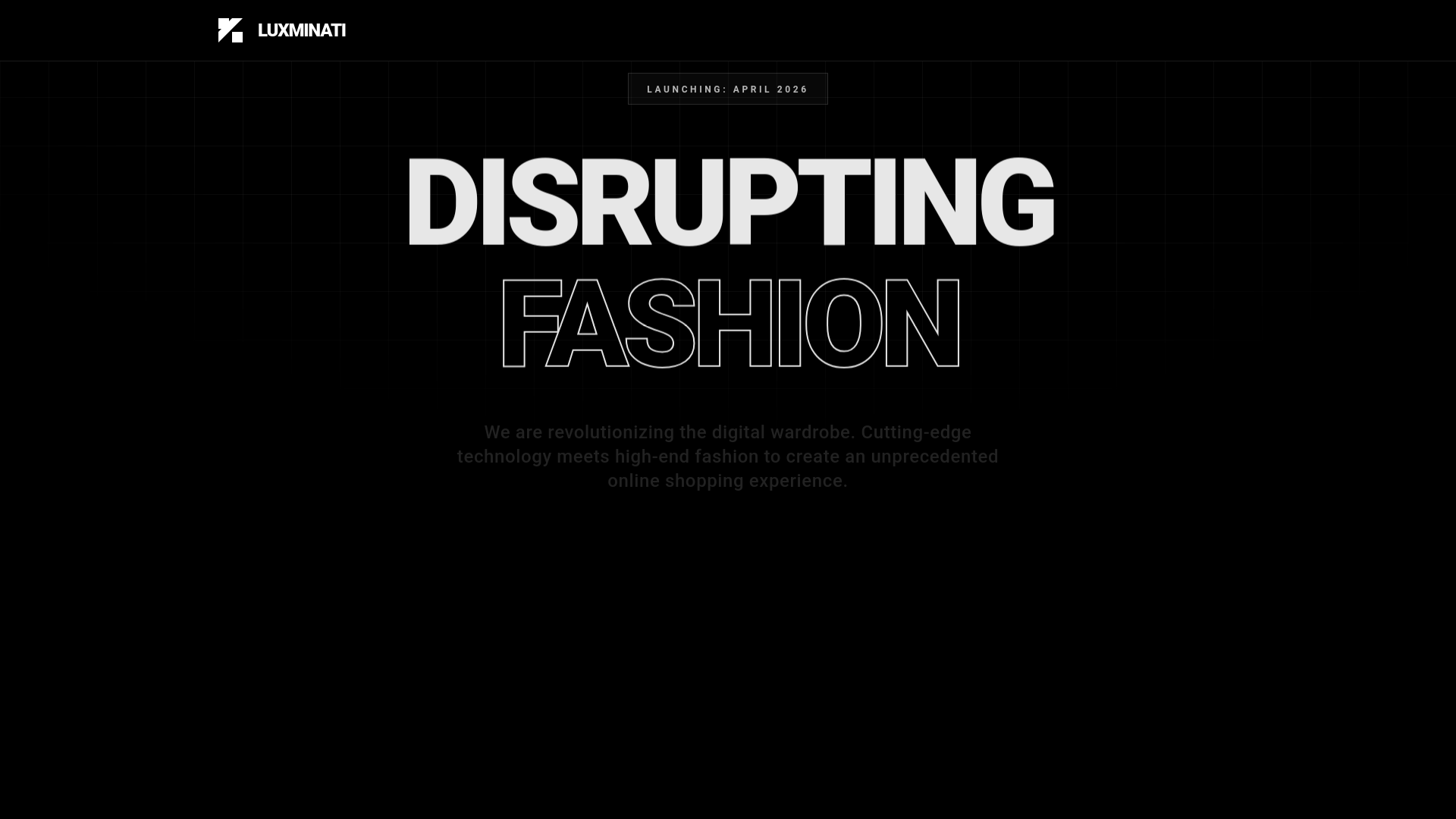 website screenshot of https://luxminati.store/