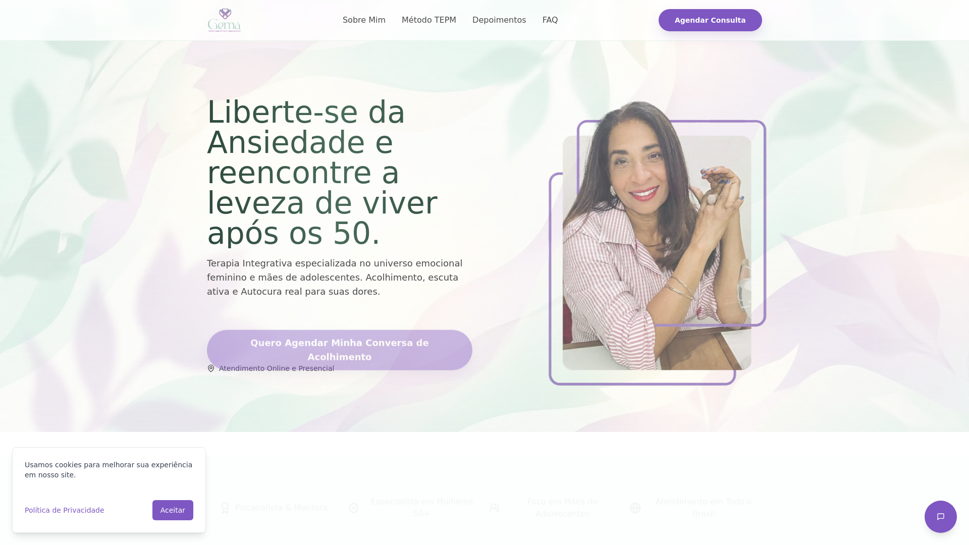 website screenshot of https://terapeutafatimalmeida.com.br