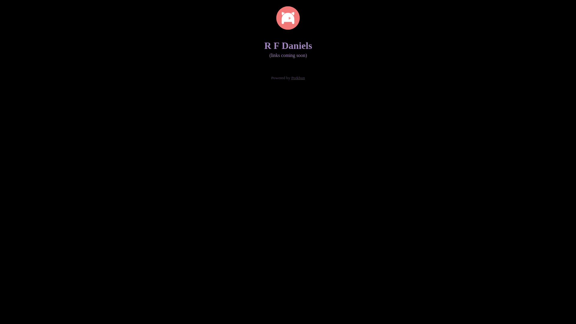 website screenshot of https://rfdaniels.com/