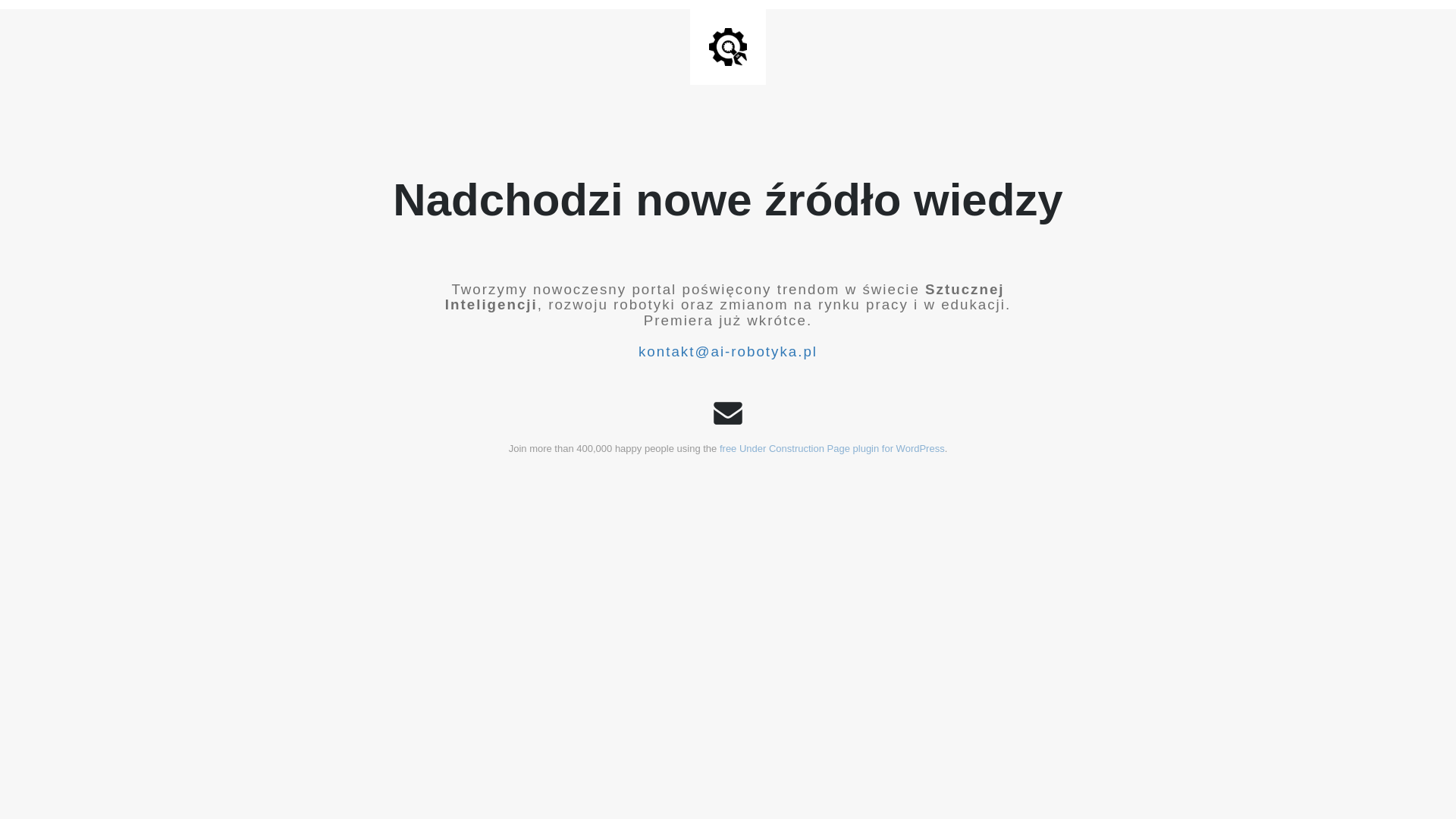 website screenshot of https://robotyka-ai.com.pl/