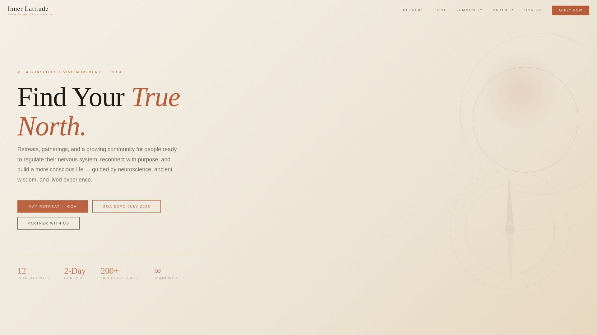 website screenshot of https://innerlatitude.in