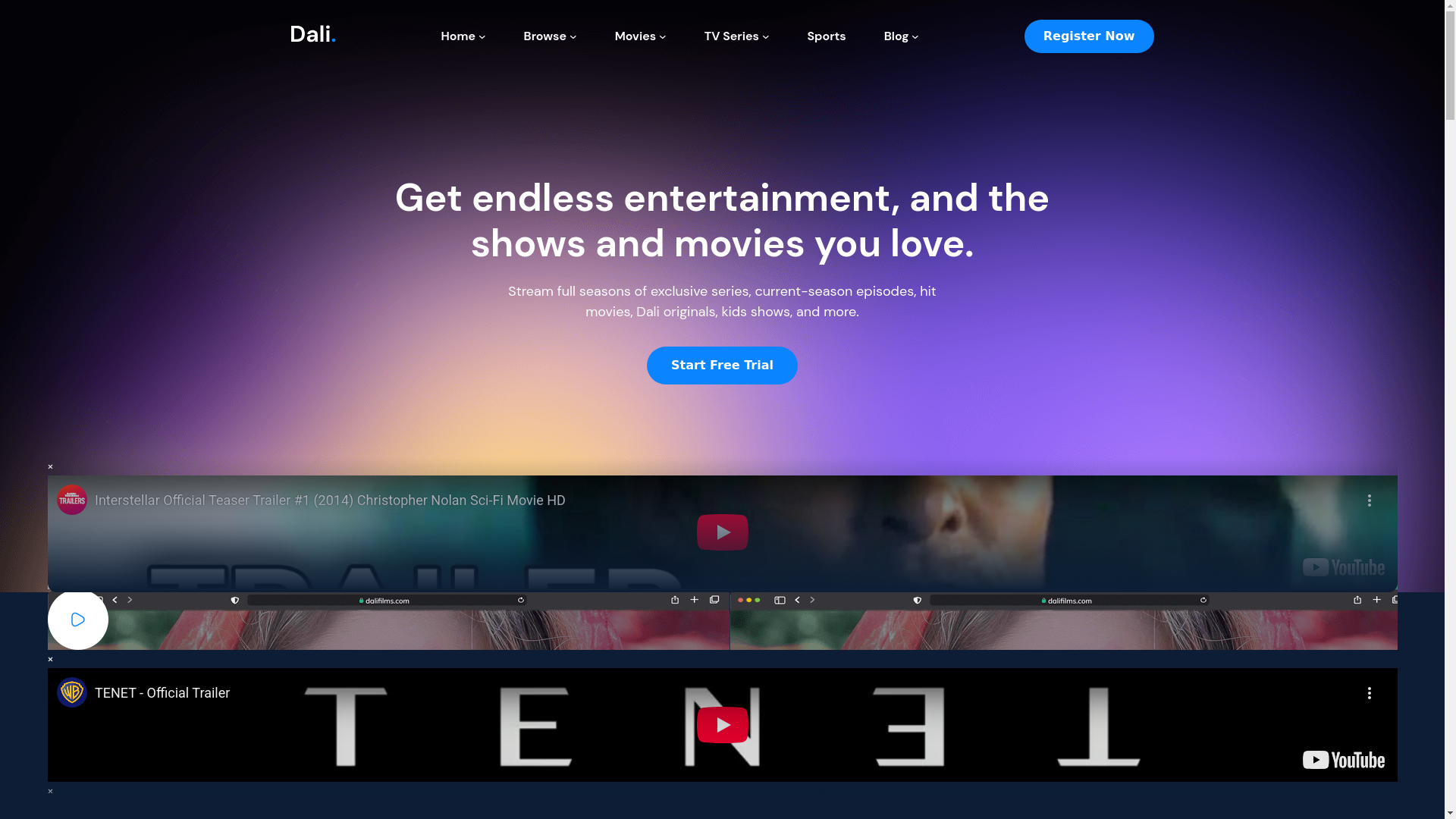 website screenshot of https://i-impact.ng/